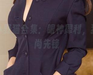 尤果网小野猫合集：眼神犀利，猫界的时尚先锋