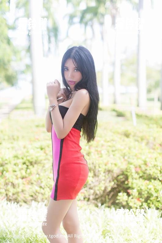 推女神 - 绮里嘉的礼服原图，私拍角度瞩目但不太好评价